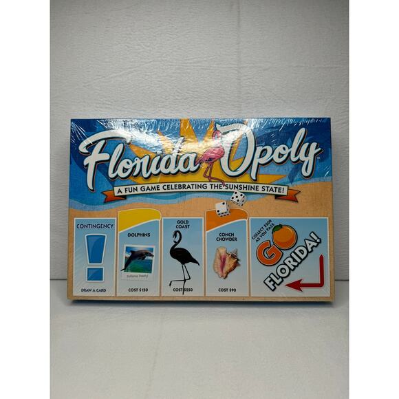 FloridaOpoly - Florida Themed Monopoly Board Game New Sealed - Picture 1 of 6